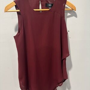 Target Red Sleeveless Blouse